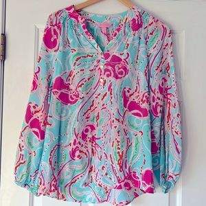 Lily Pulitzer Elsa Silk Top